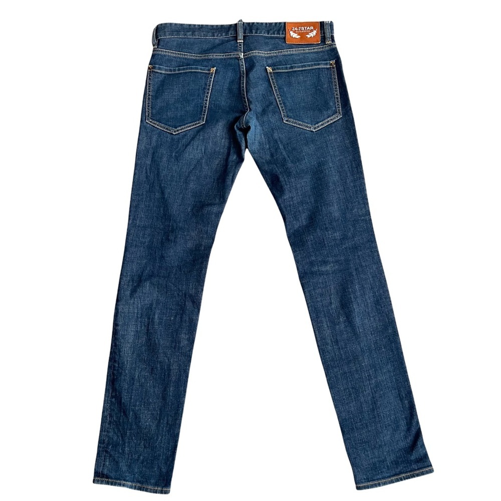 DSQUARED2 Men’s 24/7Star Slim Straight Medium Dark Wash Jeans (2 of 2)
